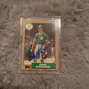 Dave Kingman Tiffany Autographed Card (MISC10)
